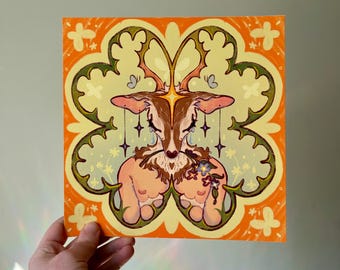 Whimsical Trans Deer Print