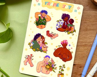 Trans Joy Sticker Sheet