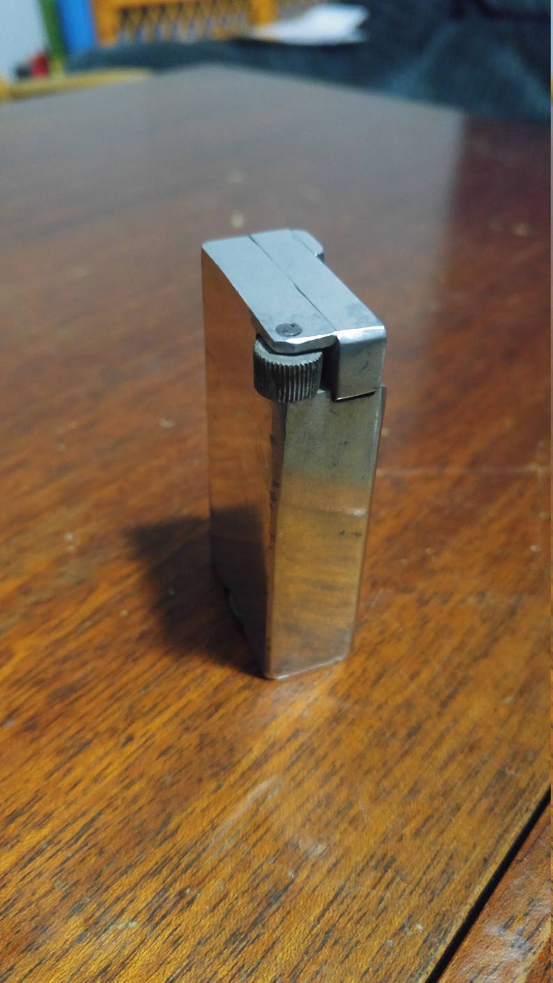 Vintage WWII WW2 Aluminum Metal Lift Arm Block Lighter Etsy
