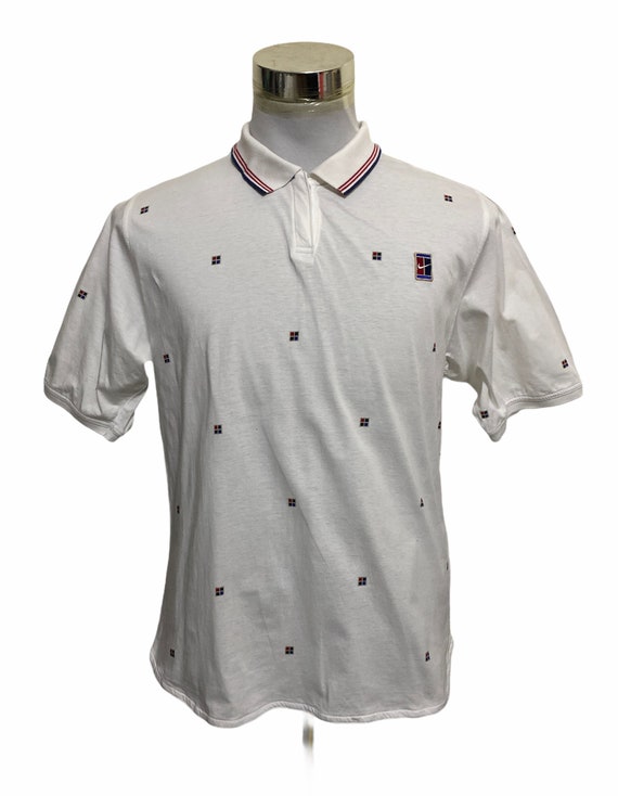 Vintage Nike Court Polo Shirt Small Embroidery Log