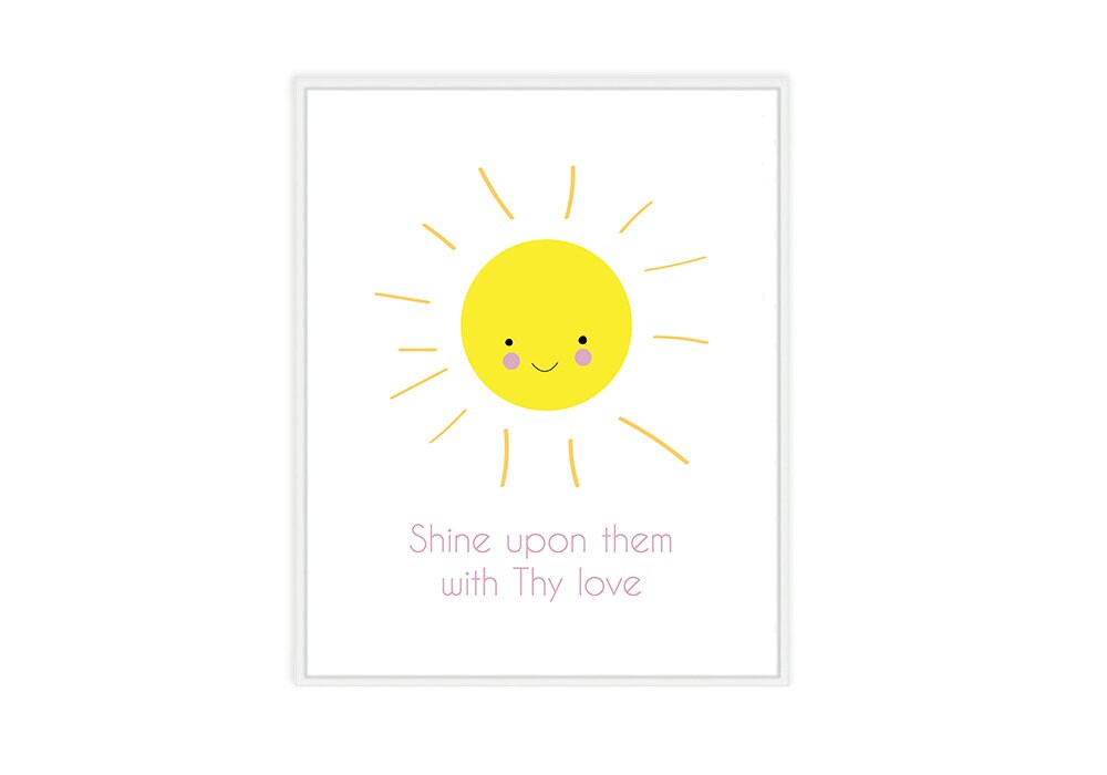Baha'i Quote 4 Print Set, PRINTABLE Art, Nursery Decor, Nursery Wall ...