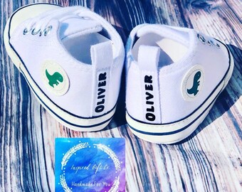 personalised baby converse