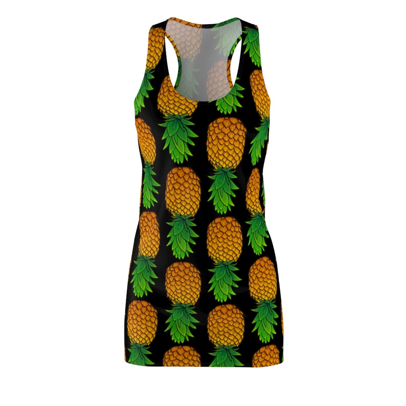 Upside Down Pineapple Swinger Symbol Racerback Body Con Dress Etsy
