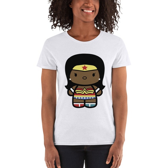 black girl wonder woman t shirt
