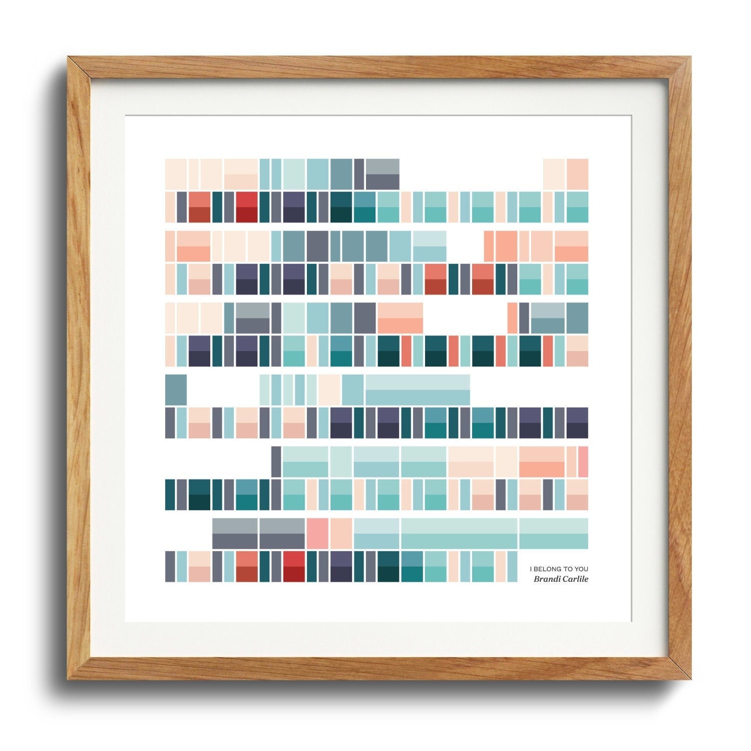 Song Art Brandi Carlile I Belong to You Music Wall Art Etsy