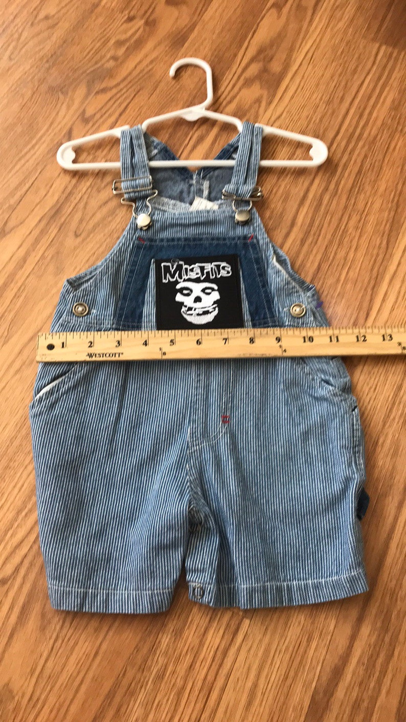 Misfits overalls striped lightweight size 12 months