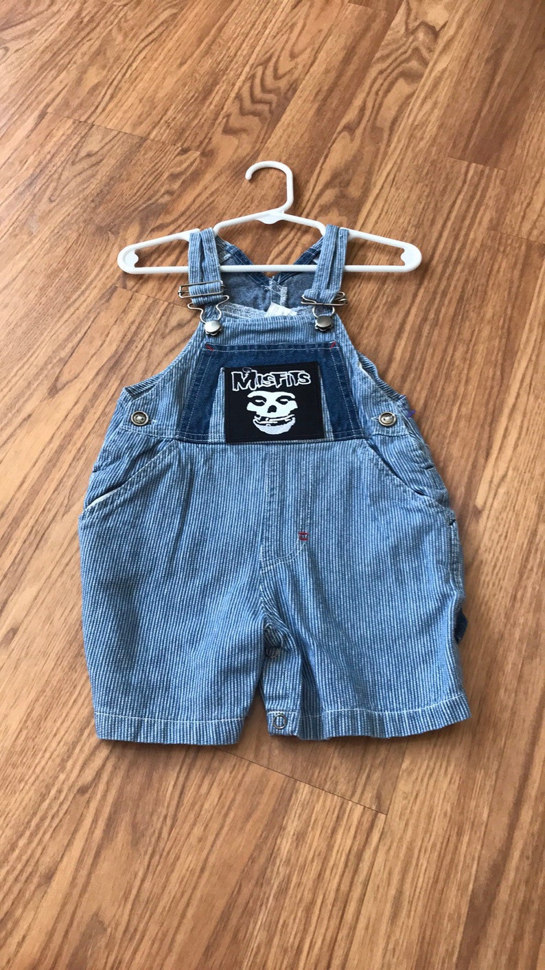 Misfits overalls striped lightweight size 12 months