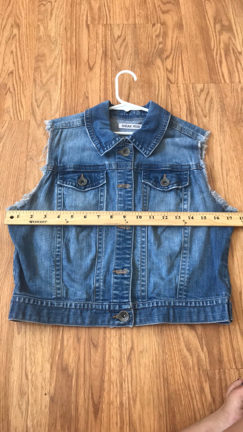 Guns N Roses upcycled jean jacket denim jacket by sneak peek size medium