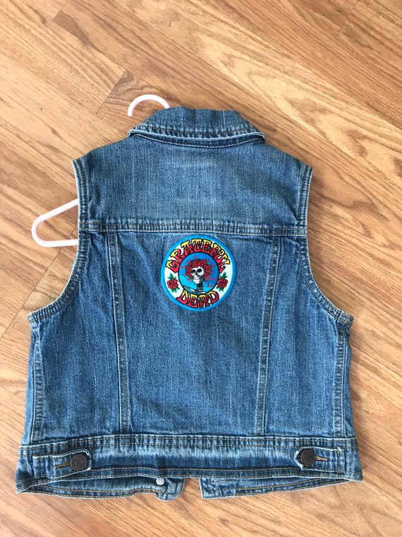 blue jean vest girls