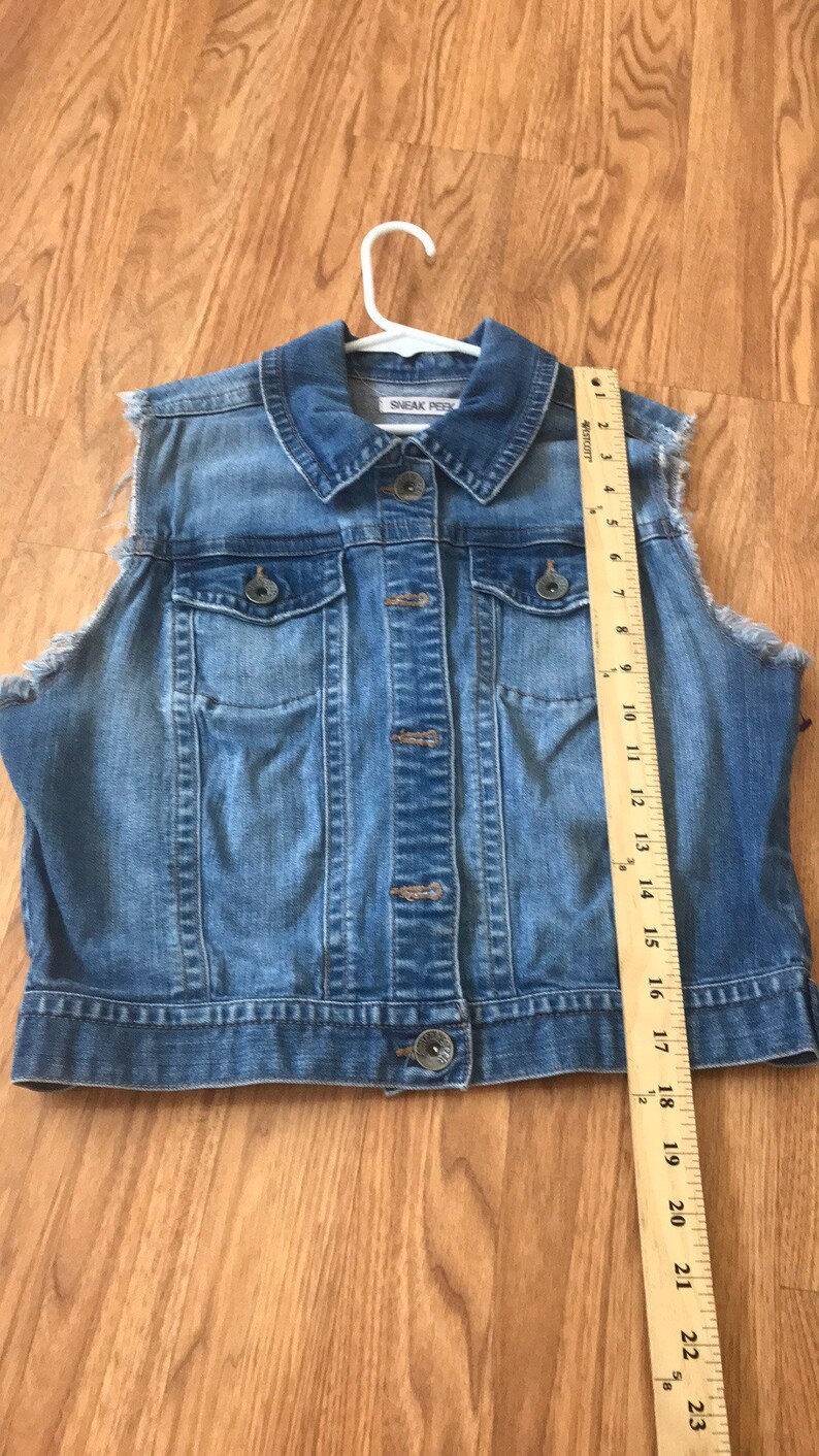 Guns N Roses upcycled jean jacket denim jacket by sneak peek size medium