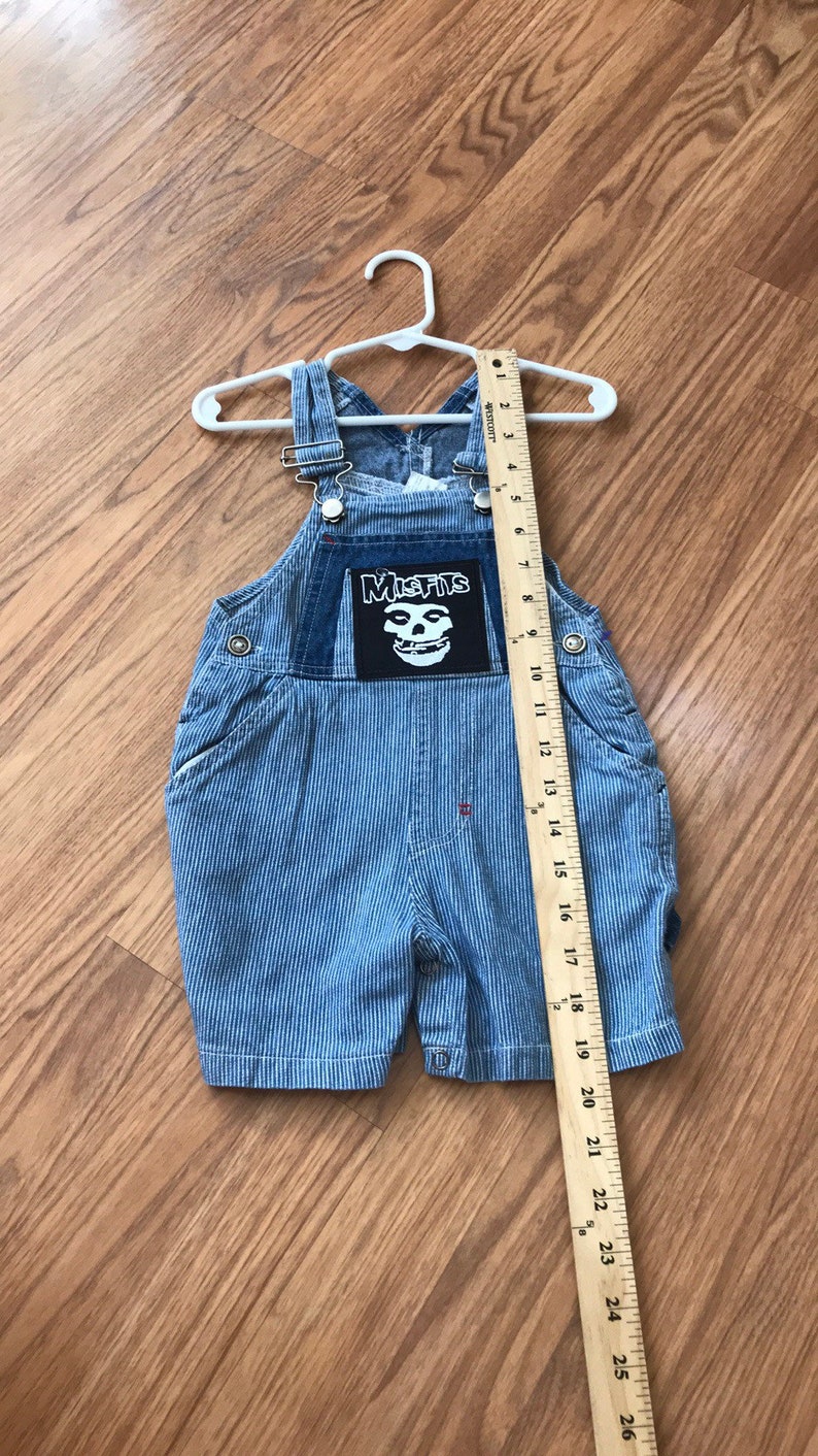 Misfits overalls striped lightweight size 12 months