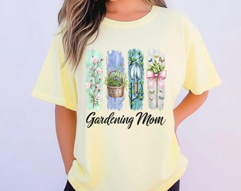 Gardening Mom Shirt, Gardener Shirt, Plant Lover Shirt, Gardener Gift , Therapy Shirt, Garden Tee, Farmer Shirt, Botanical Shirt