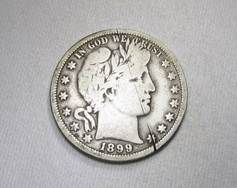 1899-O Silver Barber Half Dollar Coin AH722