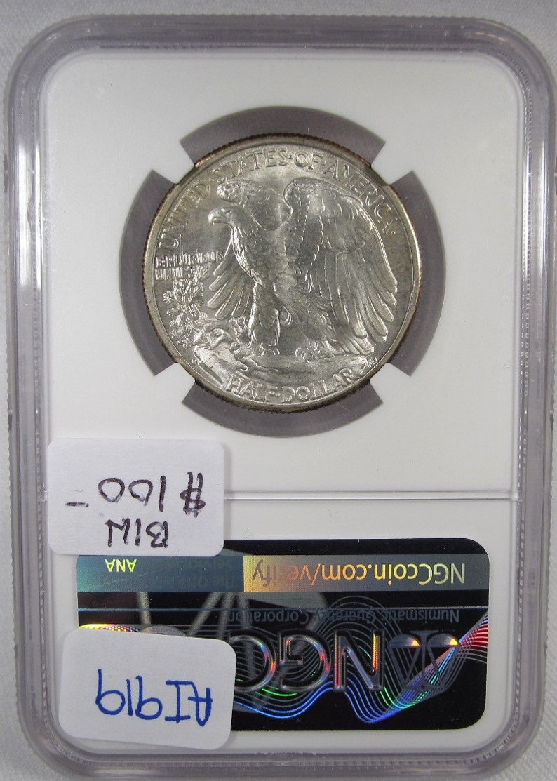 1945-D Silver Walking Liberty Half Dollar NGC MS65 Coin AI919