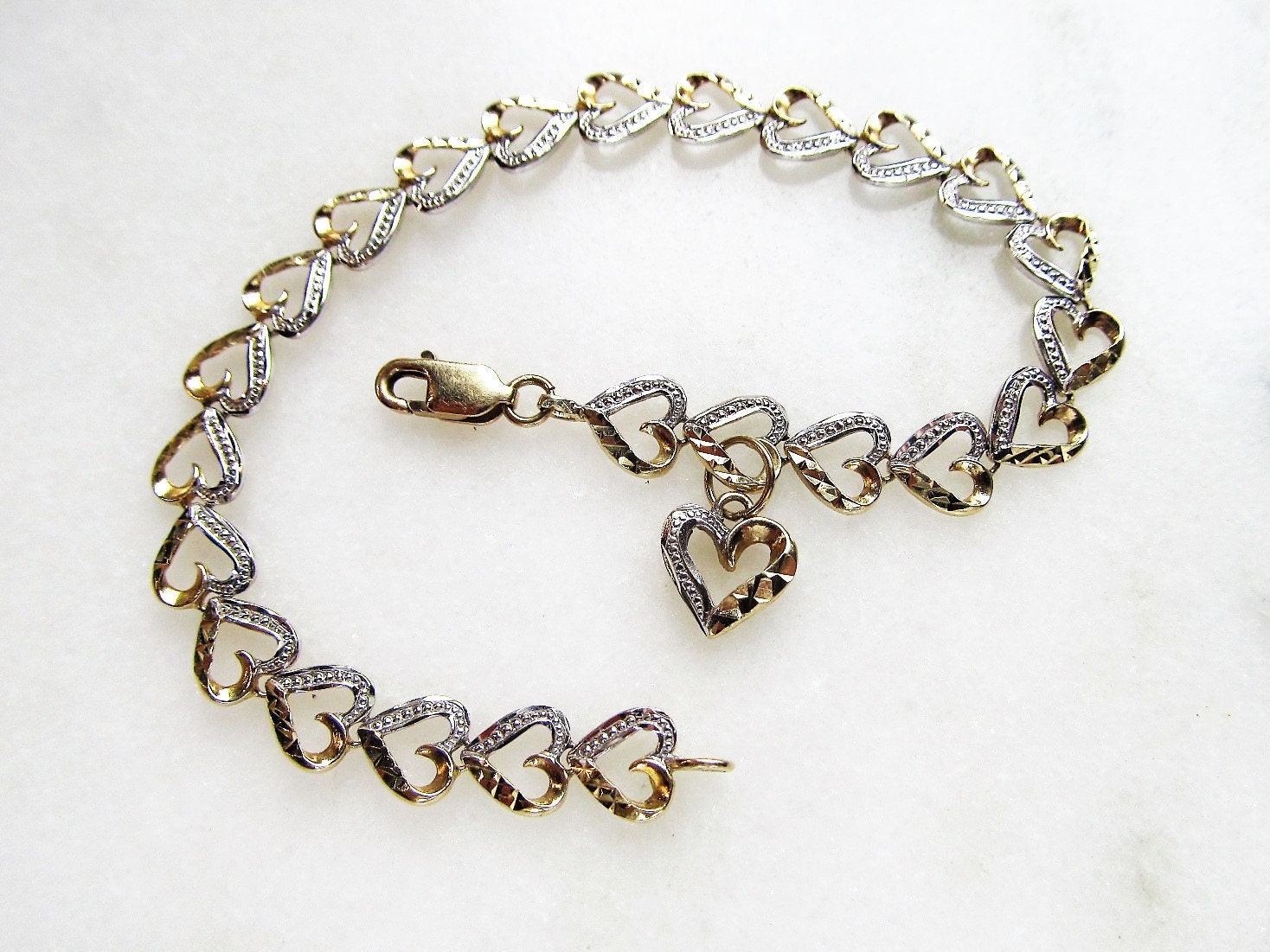 10K GOLD Monaco Bracelet 13mm – Gold Heart Group Jewelers