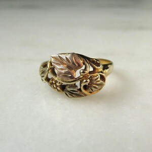 10k 12k Gold Ring Etsy