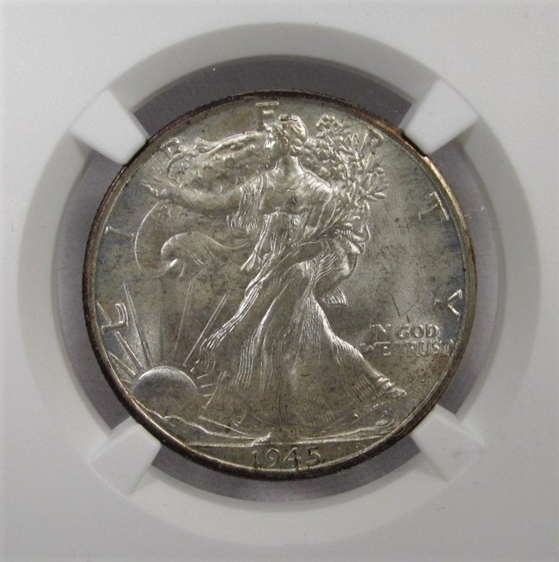 1945-D Silver Walking Liberty Half Dollar NGC MS65 Coin AI919