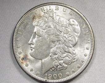 1900-O Silver Morgan Dollar VCH AU Coin AJ332