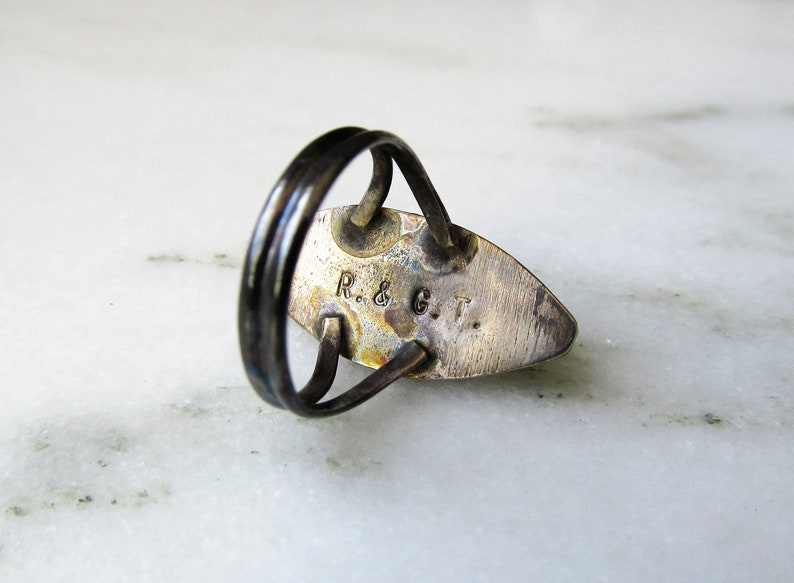 Estate Richard /& Geneva Terraza Zuni Inlay Ring