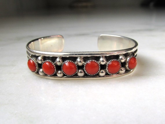Coral cuff bracelet deals
