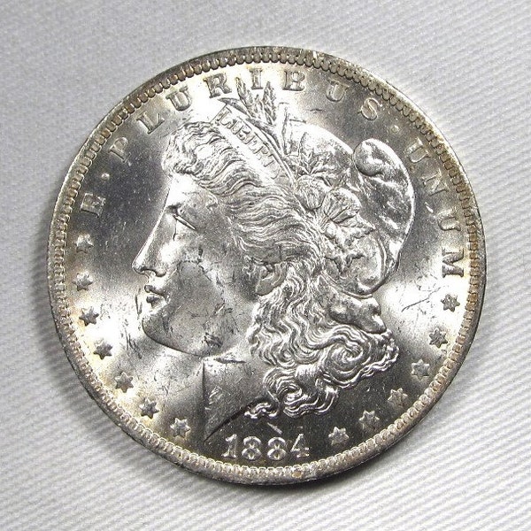 1884-O Silver Morgan Dollar CH UNC Coin AP475