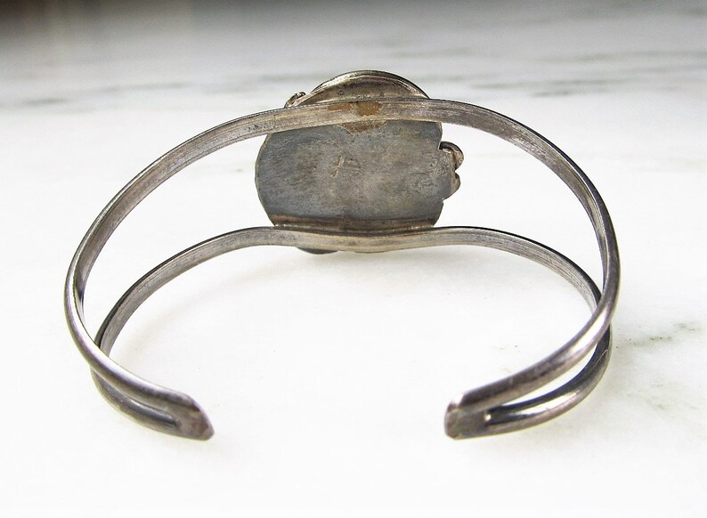 Estate Navajo Mother of Pearl Sterling Silver Cuff Bracelet & Etsy