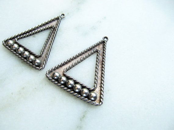 Vintage Taxco Mexico 925 Sterling Silver Earring … - image 2