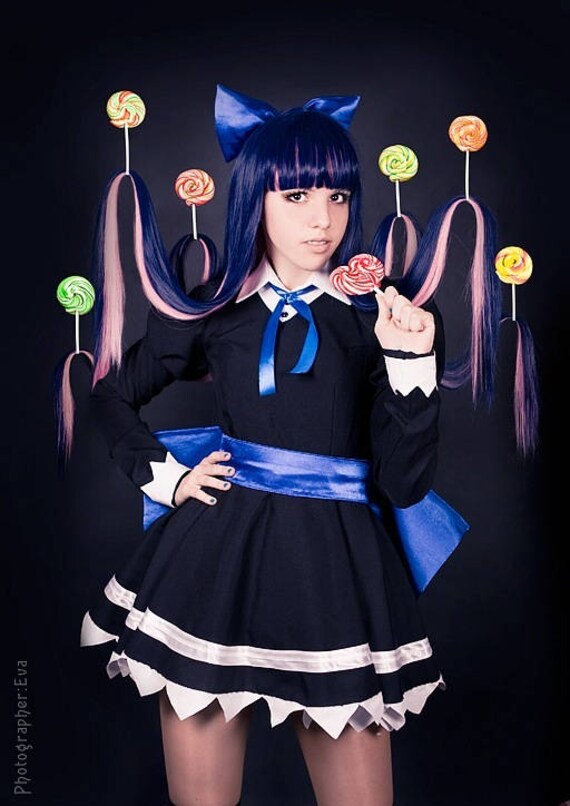 Panty and stocking cosplay costume