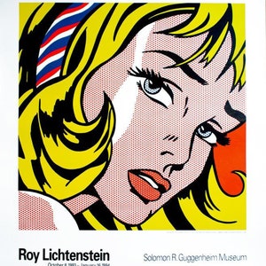 Roy Lichtenstein Affiche Originale Sérigraphie image 1