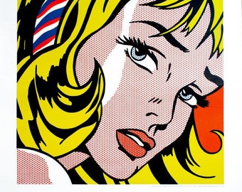 Roy Lichtenstein - Affiche Originale Sérigraphie