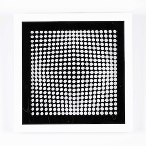 Victor Vasarely - cinétiques 透明フィルム上の 2 つのセリグラフ