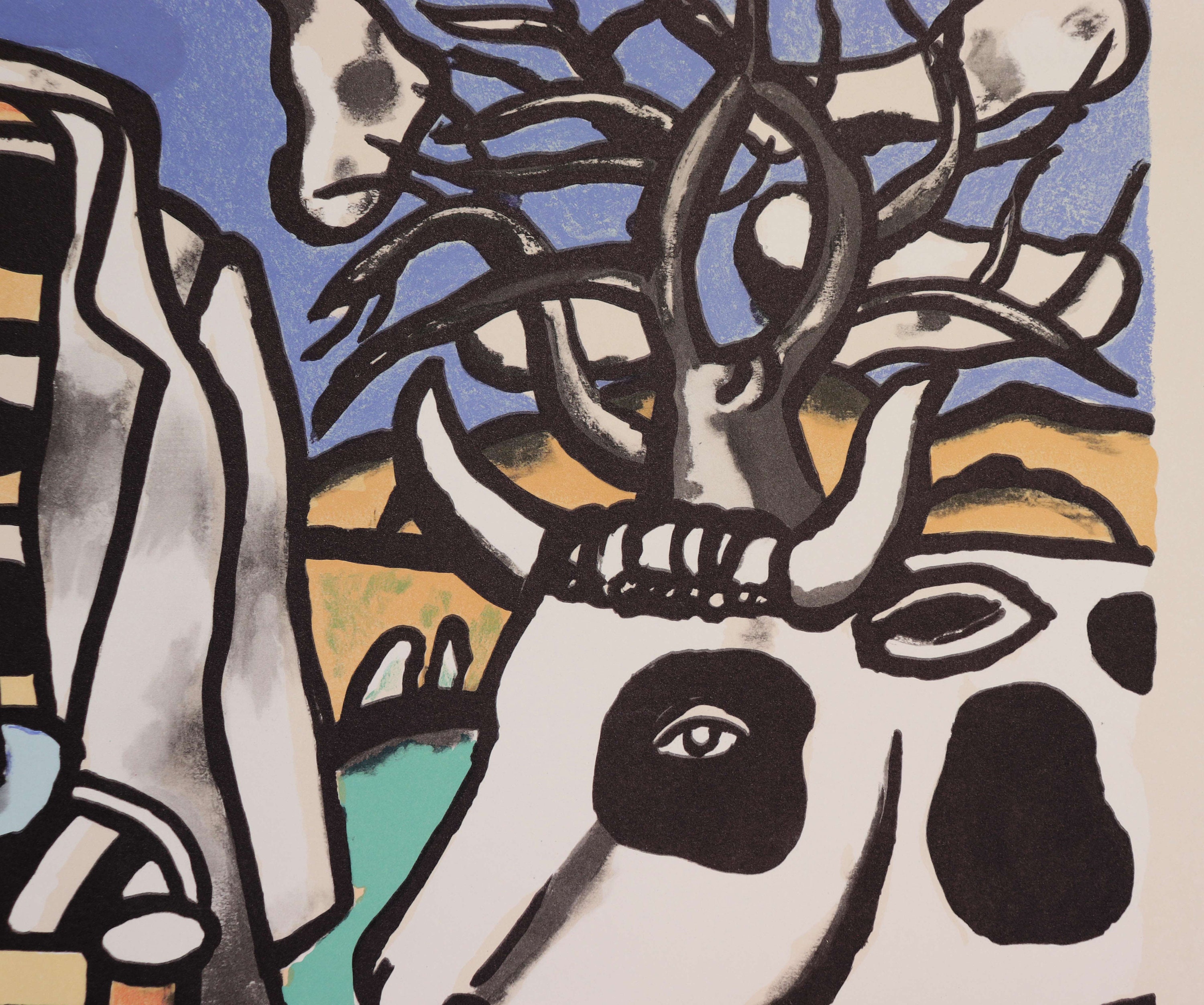 Fernand Léger - Sérigraphie / Lithographie Originale Signée Et Numérotée