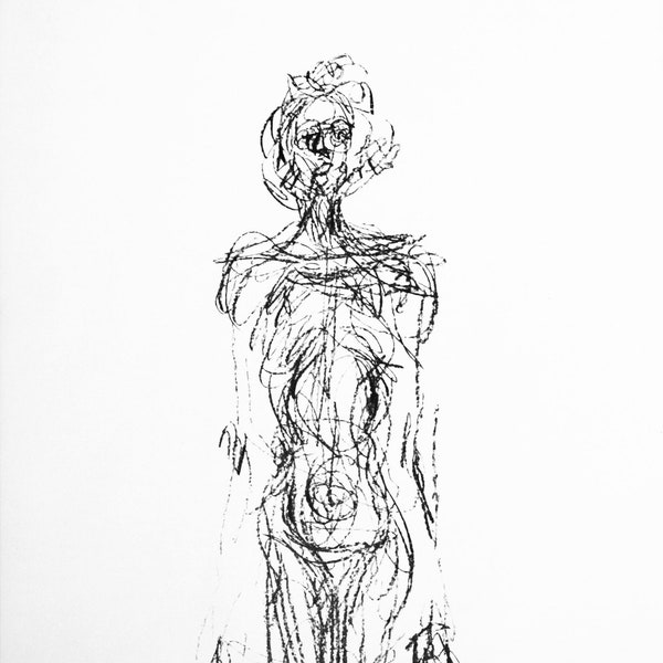 Alberto Giacometti, Lithographie, 1961.