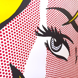 Roy Lichtenstein Affiche Originale Sérigraphie image 3