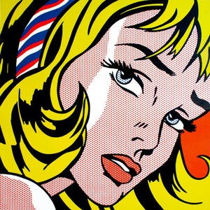 Roy Lichtenstein Affiche Originale Sérigraphie image 2