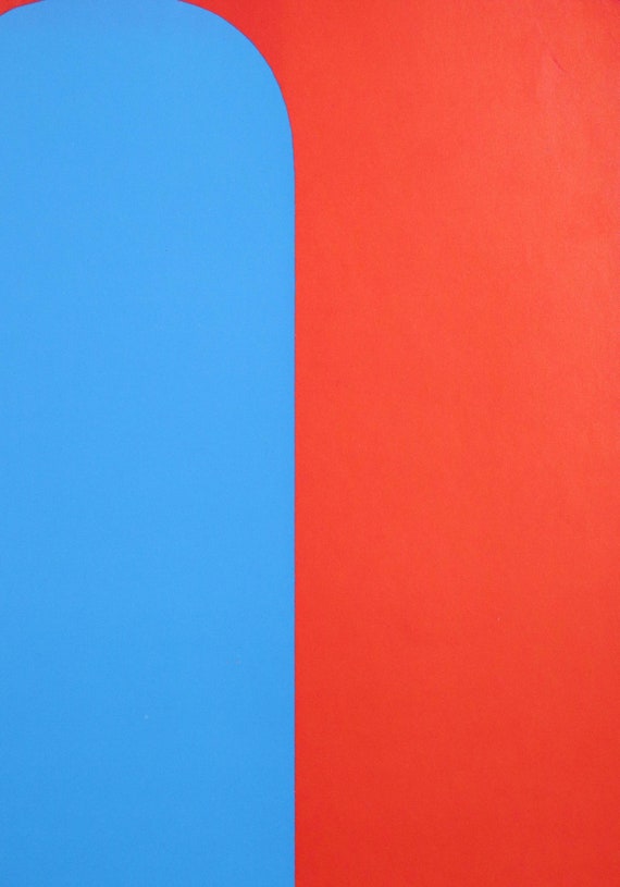 エルズワース・ケリー、織紙にオリジナルのリトグラフ、1964 年