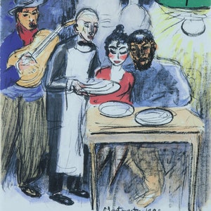Kees van Dongen, Color lithograph