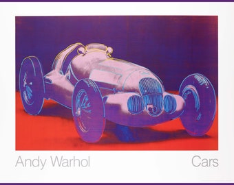 Andy Warhol, Poster, édition de 1988, autorisé par la fondation.