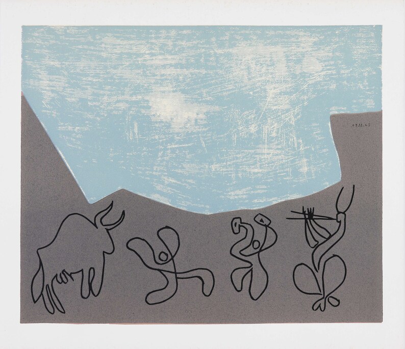 Pablo Picasso Cercle d/'Art. linocut Published in 1962