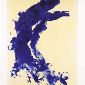 Yves Klein, Kunstdruck. Vom Anwesen genehmigt.