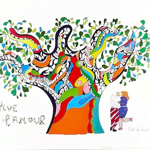 Niki de Saint Phalle, kunstprint, poster.