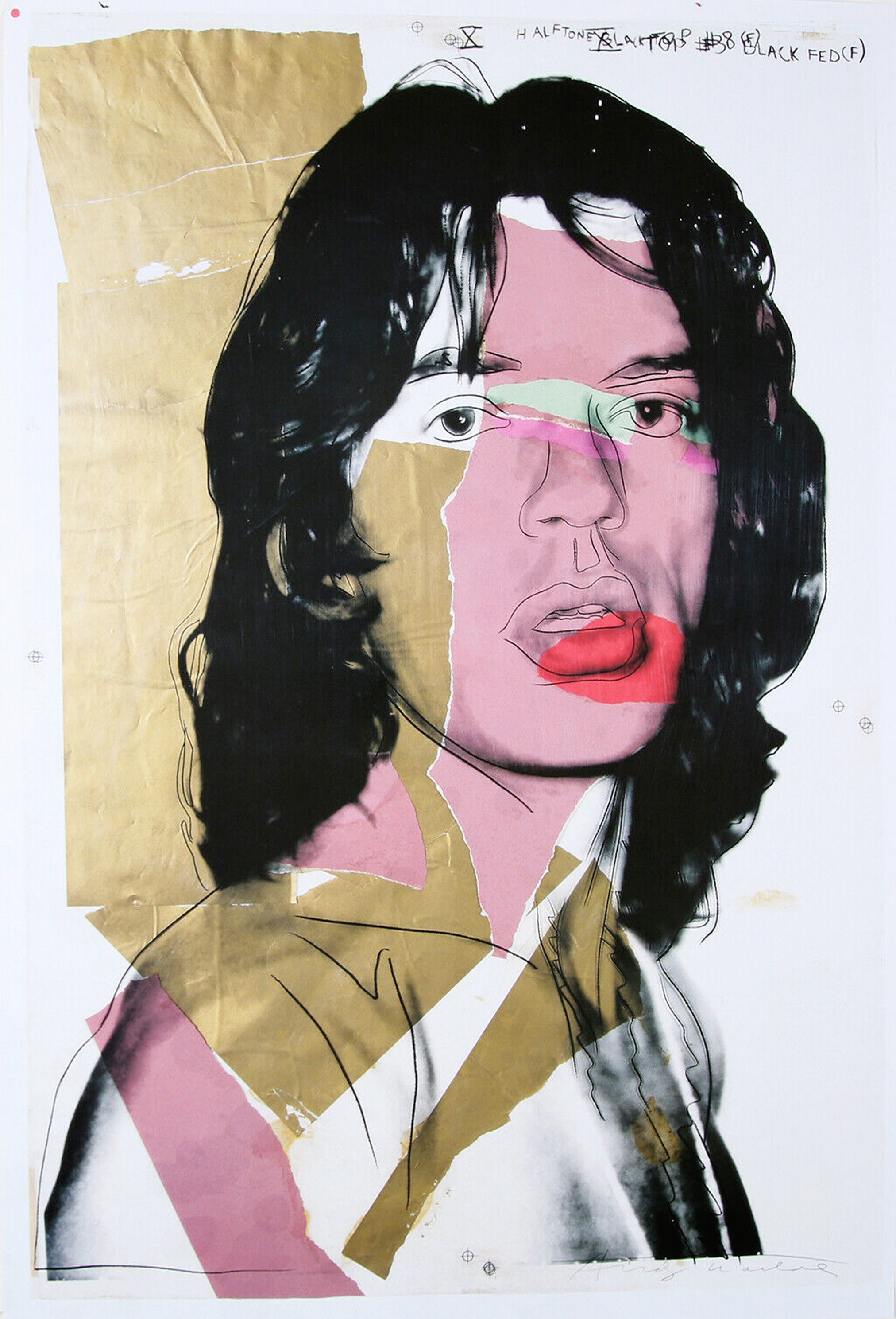 Mick jagger andy warhol poster - Etsy 日本