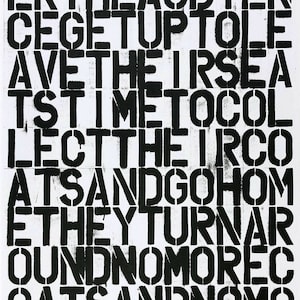 Felix Gonzalez-Torres with Christopher Wool  "Untitled", 1993  printing on paper