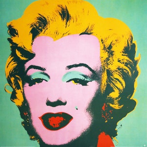 Andy Warhol, Marilyn-Blue, lithograph on heavy paper, authorized by the foundation.XL.