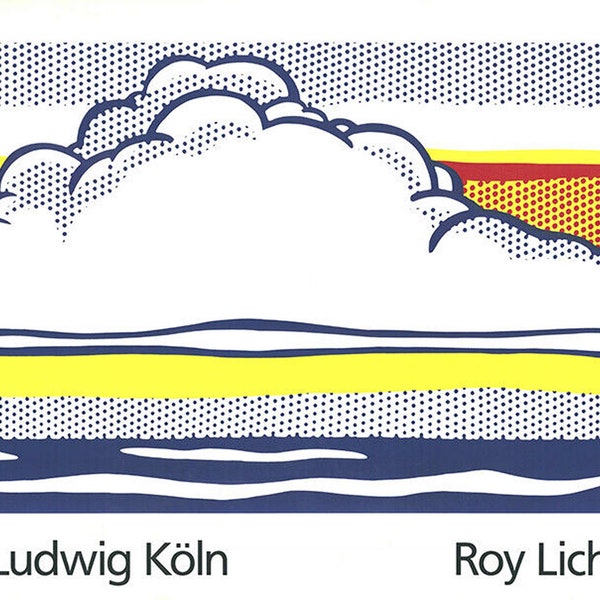 Roy Lichtenstein - Poster Originale Siebdruck