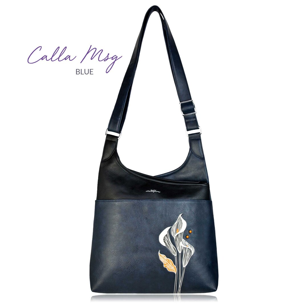 ESPE Calla Vegan Messenger Bag, Canadiandesigned Cruelty Free/ Vegan