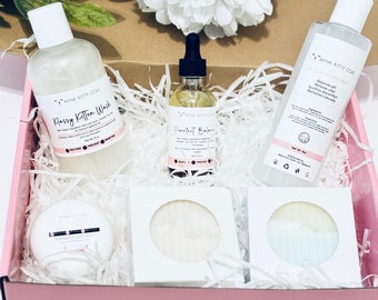 Mink Kitty Coat Feminine Care Set, Organic Soaps and Balms