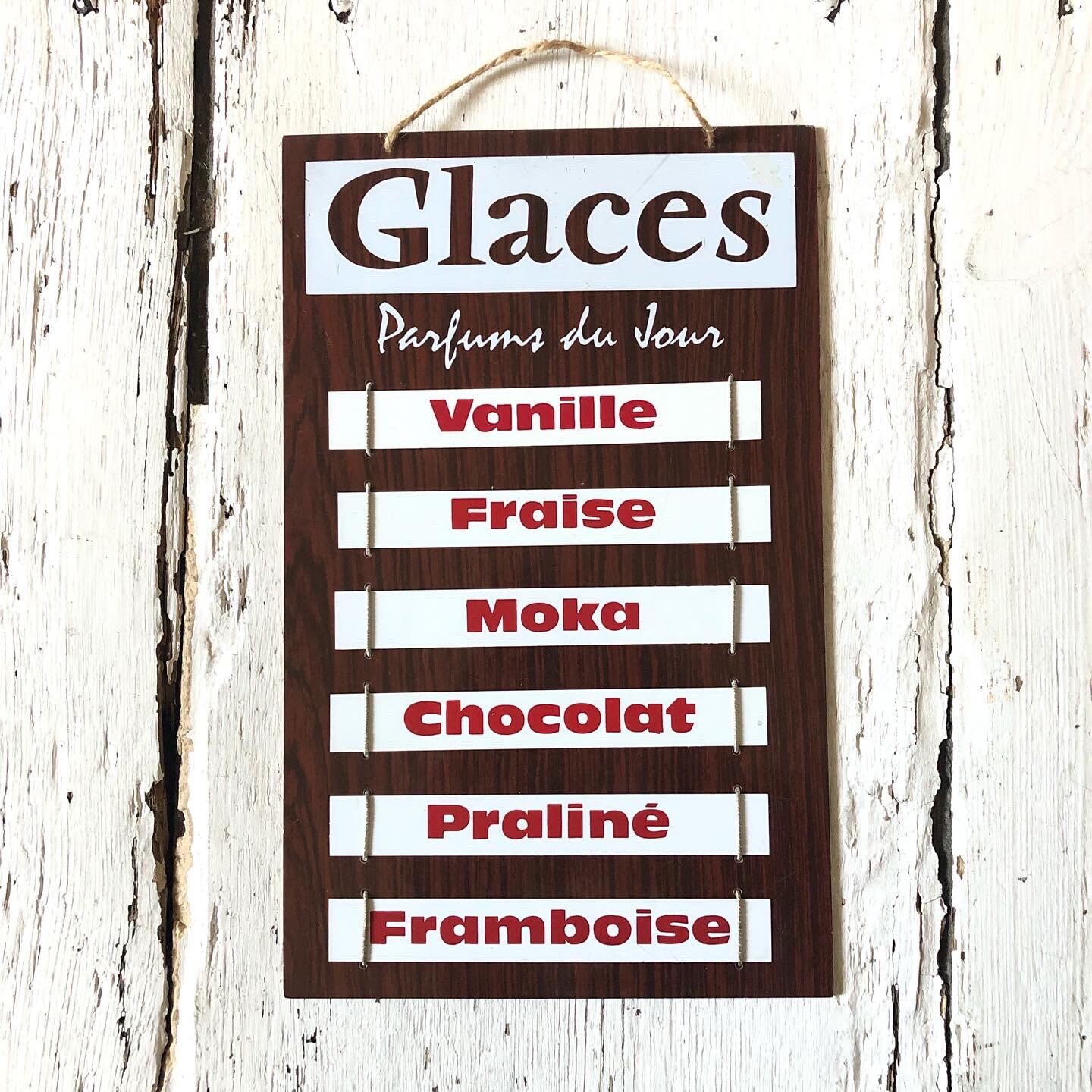 Panneau de Glacier Ancien