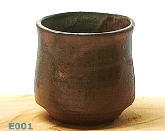 Handmade Ceramic Warm Minimal Espresso Cup | Sake Shot | Wheelthrown Stoneware