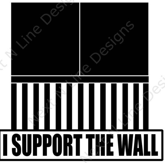 /'Merica Car Decal America First Build The Wall Window Sticker America